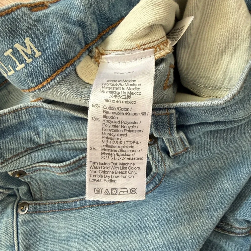 Madewell Athletic Slim Jeans‎ Mens 31x32 Light Wash Blue Denim Stretch